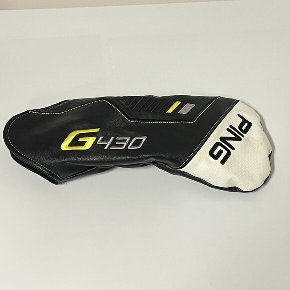 PING G430 Driver Leather Headcover Black/White - Excellent Condition. AUTHENTIC - Picture 2 of 5